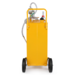 30 Gallon Gas Caddy Tank Storage Drum Gasoline Diesel Fuel Transfer with universal wheel Bright Yellow JGC30 RAL1003 - Image 12