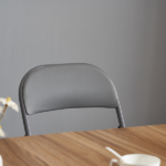 Same Code 31709558 6pcs Elegant Foldable Iron & PVC Chairs for Convention & Exhibition Gray - Image 45