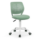 Ergonomic Kids Desk Chair, 16.5”-21” Adjustable Height Mesh Study Chair Green