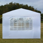 3 x 3m Two Doors & Two Windows Practical Waterproof Right-Angle Folding Tent White - Image 40