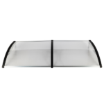 Same Code 99972412 HT-200 x 100 Household Application Door & Window Rain Cover Eaves Black Holder - Image 3