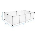 Pet Playpen, Portable Large Plastic Yard Fence Small Animals, Puppy Kennel Crate Fence Tent - Image 10