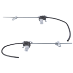 2Pcs Front Driver and Passenger Power Window Regulator with Motor Fit for Freightliner FLD112 120 132 - Image 3