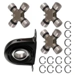 Rear Driveshaft Center Bearing + U Joint Kit fit for Ford F250 F350 Super Duty 99-10 - Image 6