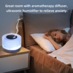 500ml Large Essential Oil Diffuser with Humidifier, Timer & 7 Color Lights – Includes 6 Fragrance Oils for Home, Office, Yoga – Aromatherapy Ultrasonic Diffuser - Image 4