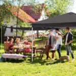 10x10FT pop up Canopy Tent with 2 sidewalls, Outdoor Canopy Tent for Parties - Image 17