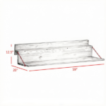 Hanging Balcony Table – Foldable Railing Bar, Fits up to 3.9 Inches, Space-Saving - Image 3