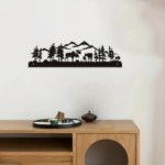 CIFbuy Deer Metal Wall Art for Living Room Home Decor Holiday Gift(TikTok, temu pick-up service) - Image 3