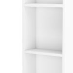 Standing 5 Compartments 1 Drawer 1 Door MDF Barber Cabinet White - Image 7