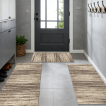 Three-piece kitchen rug set, non-slip and washable, abstract pattern kitchen hallway rug, soft and comfortable, suitable for sinks, floors, entrances, hallways and bathrooms. - Image 12