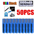 50pcs 18650 Lithium Batteries 3.7V Li-ion Rechargeable Battery For Torch Headlight (US Logistics For USPS/DHL/Fedex/UPS. No designated logistics accepted TK/TMEU only For self-pickup - Image 6