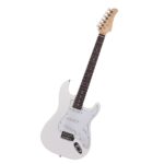 Rosewood Fingerboard Electric Guitar White - Image 12