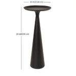 Drink Table, Black - Image 3