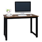 [Old code:20660718]110cm Decent High Strength Wooden Computer Desk Oak - Image 10