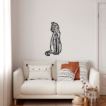 CIFbuy 1PC Handmade animal metal wall art, rural wrought iron interior and exterior decoration, whimsical silhouette design, living room, bedroom,(TikTok/temu self-pickup orders) - Image 7
