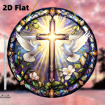 CIFbuy Colorful Acrylic Sun Catcher Window Decor Elegant Cross Hanging for Home Porch Easter Holiday Gift(TikTok, temu pick-up service) - Image 4