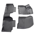 2nd Row Floor Liners+Rear Floor Mat Kit fit for Ford Edge 2015-2025 Rubber TPE - Image 2