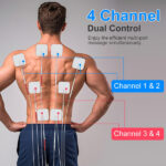 4-Channel Rechargeable TENS Unit with 8 Pads, 48 Modes & 4 Programs for Pain Relief, Muscle Training & Relaxation – Portable & User-Friendly - Image 9
