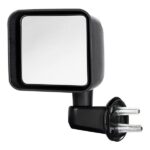 Manual Mirrors Black Left Right Side Pair For 2007-2017 Jeep Wrangler - Image 22