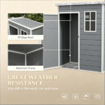 Outdoor Garden Storage Shed Tool House - Image 4