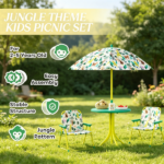 Outdoor Table with Foldable Chairs - Image 5