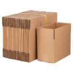 100 Corrugated Paper Boxes 8x6x4" 20.3*15.2*10cm Yellow