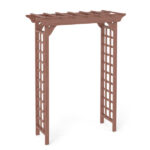 Wooden Arbor, Wedding Arch for Ceremony, Wood Trellis for Plant Climbing, Christmas Decor Pergola for Garden Backyard - Image 9