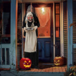 5 FT Maid Halloween Standing Decoration - Image 4