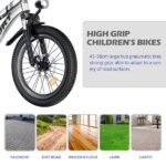 24" Kids Mountain Bike for Boys and Girls Ages 7-12 - 7-Speed ​​Gears, Dual Disc Brakes, Shock Absorber Fork - Silver and Pink-Does not support self pick up - Image 5