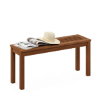 Tioman Malaysian Dark Red Meranti Wood Water-Resistant Outdoor Benches Brown - Image 5