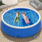Inflatable swimming pool 244*63 butterfly inflatable coil mesh pool - Image 4