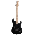 [Do Not Sell on Amazon] GST Stylish Electric Guitar Kit with Black Pickguard Black