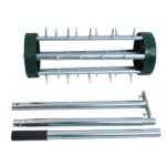 Heavy Duty Rolling Lawn Aerator,Rolling Lawn Aerator, Rotary Push Tine Spike Soil Lawn Aerator Gardening Tool with 3-Piece Long Steel Handle for Garden Yard Grass Maintenance,Garden Yard Rotary Push - Image 8