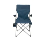 Hard Arm Camping Chair with Durable Polyester Seat and Steel Frame, Portable with Cup Holder - Image 3