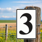 CIFbuy 1pc Metal House Number 3 Sign 8x12in, Tin Court Number Plaque, Elegant Unframed Outdoor Decor, Unframed Outdoor Decor, Durable Easy Install 3 SigikTok, 3 SigikTok, Unframed Outdoor Decor Self- Tckup Logiopall - Image 5
