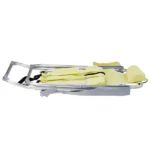 Same Code 28018871 63*70*99cm Heightened Oxford Cloth Silver White Aluminum Tube Bearing 100kg Beach Chair Yellow - Image 10