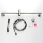 Eco-Performance Handheld Shower with 28-Inch Slide Bar and 59-Inch Hose - Image 10