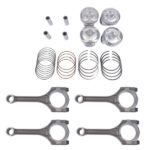 Set of 4 Connecting Rod & Piston Kit For Hyundai Accent Kia Rio 1.6L 2012-2017 230412B600 235102B010 - Image 7