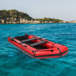 Camping Survivals 10ft PVC 330kg Water Adult Assault Boat Red Black - Image 39