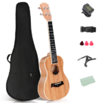 Replace 13882198 23in mahogany body rosewood fingerboard ukulele, cotton bag, capo, strap, picks*3, wrench tool