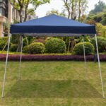 8*8ft Portable Home Use Waterproof Folding Tent Blue - Image 61