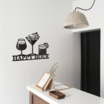 CIFbuy Vintage Distressed Black iron Happy Hour Wall Plaque Home Bar Man Cave Decor Unique Gift (TikTok, temu pick-up service) - Image 3