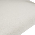 Solid Wood Armrest Teddy Velvet Simple Single Indoor Lounge Chair Backrest Creamy-White - Image 25