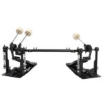 Wool Felt Hammer Double Drum Pedal Professional Double Bass Drum Pedal Black - Image 4