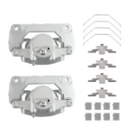 Front Left Right Brake Calipers w / Bracket Assembly fit for Lincoln MKZ 2007 - 2012 - Image 6