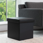 Collapsible Storage Ottoman, Black (Shipment from Walmart) - Image 6