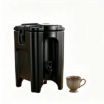 4.4 Gallon 3‑Layer Insulated Beverage Dispenser, Hot & Cold Drink Server with Drip‑Proof Faucet, Leak‑Proof Commercial Drink Container for Catering Parties Camping