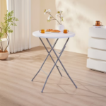 31" Round High-Top Folding Table, White(Shipment from Walmart) - Image 5