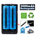 2 PCS 18650 Rechargeable Batteries + 1PCS DoubleCharger Set For FlashlightsHeadlamp (US Logistics For USPS/DHL/Fedex/UPS. No designated logistics accepted TK/TMEU only For self-pickup - Image 9