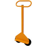 Drywall Dolly Cart with Wheels,Panel Dolly 220lbs Load Capacity,Panel Service Cart,Moving Panels,Yellow - Image 2